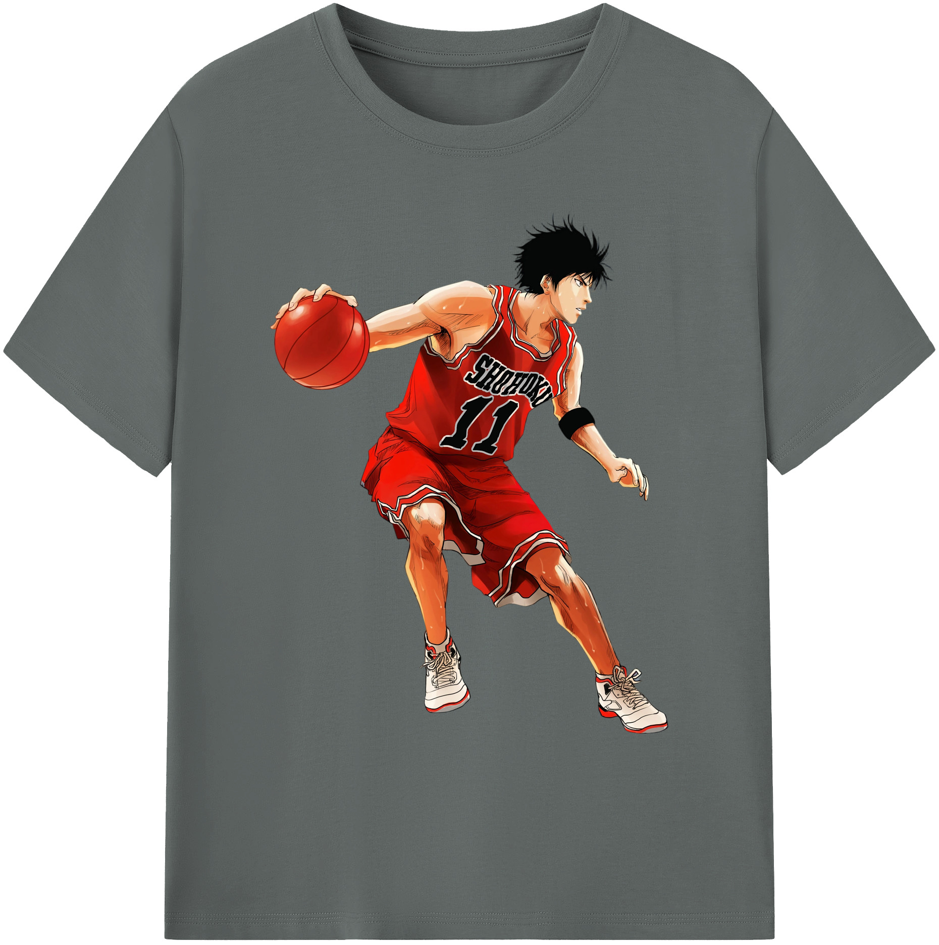（画像用） SLAM DUNK／スラムダンク 綿100％ メンズ半袖Tシャツ｜肌触りやわらか＆通気性